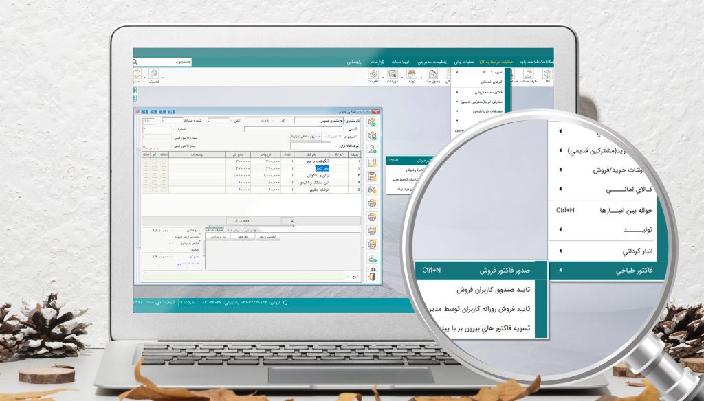 نرم افزار حسابداری هلو طباخی